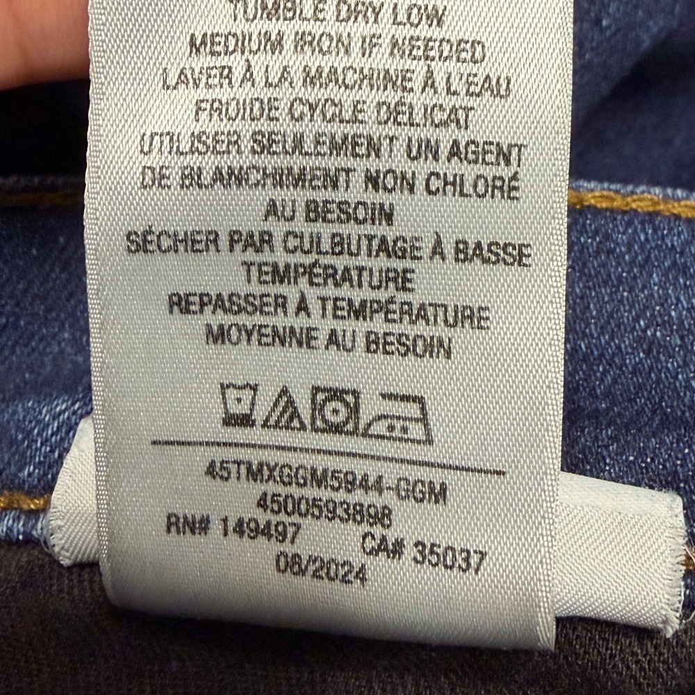 Joe's Jeans Lou Lou Dark Blue Flare & Wide Leg Jeans - Picture 9 of 9